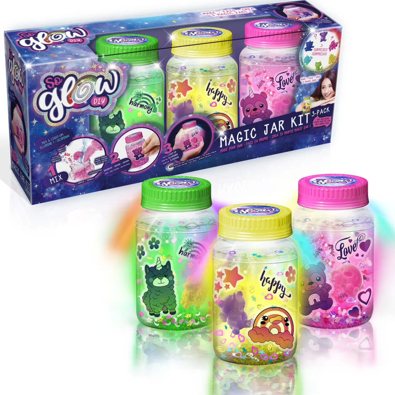 Kit créatif So glow Magic Jar Canal Toys