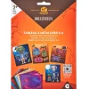 Kit créatif tableau déco Halloween en papier métallisé x4