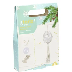 Kit création boule de Noël macramé 1 pièces