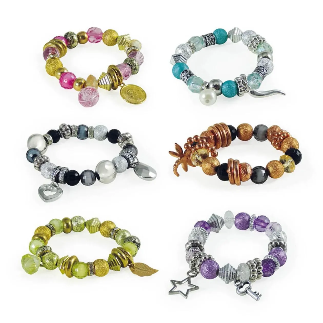 Kit création bracelet breloque x 6 Be teens Buki