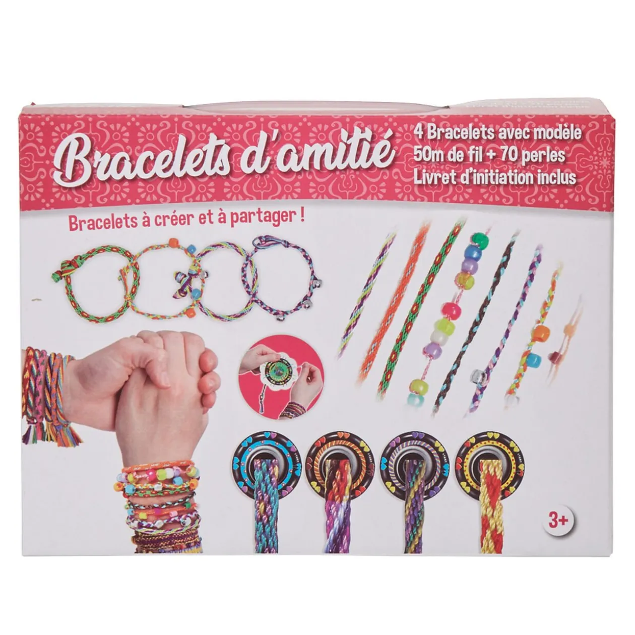 Kit création bracelet d'amitié x 4
