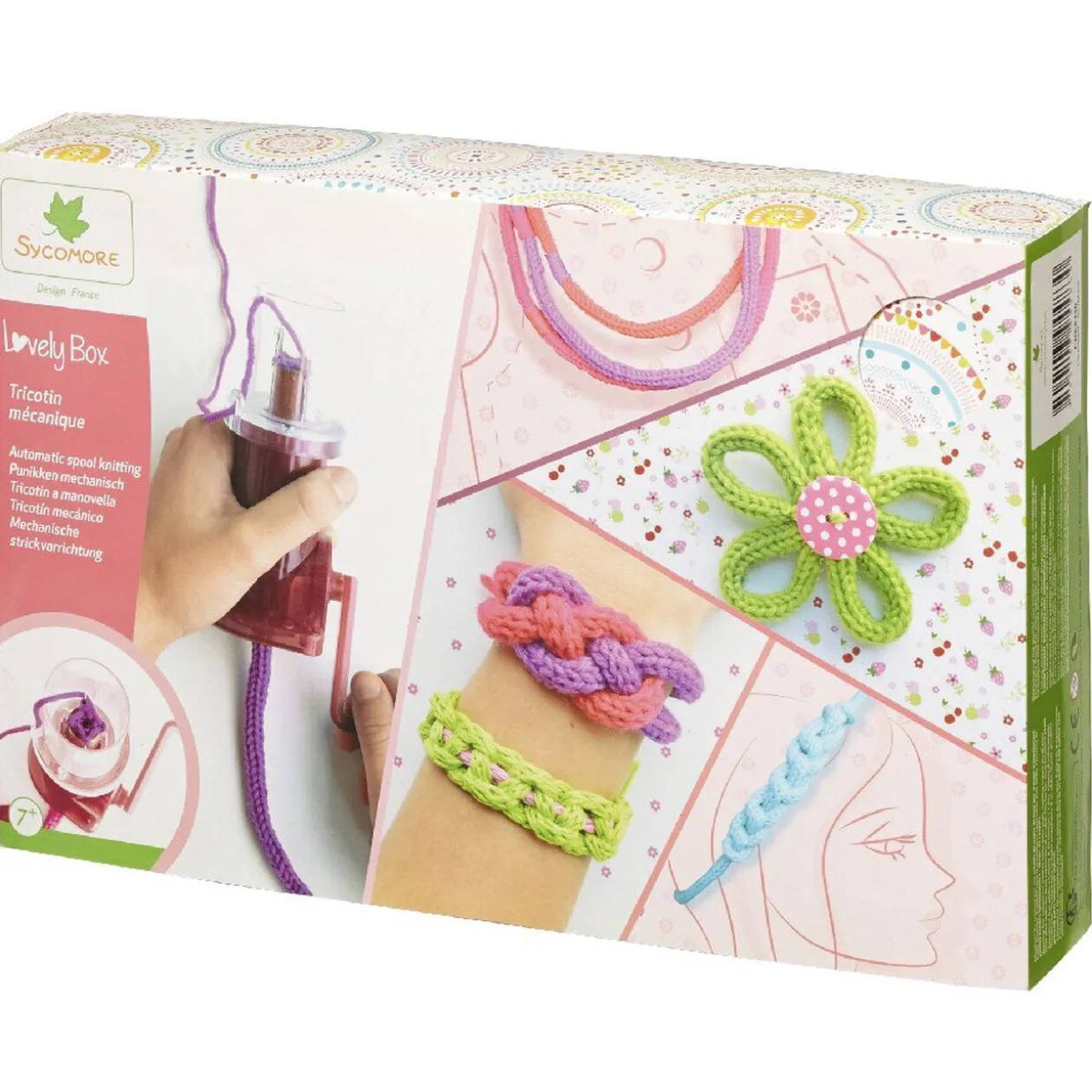 Kit création Lovely Box tricot laine bijoux x5 23 pièces