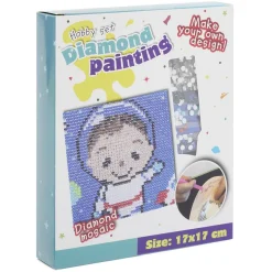 Kit création mosaïque Diamond Painting 17x17cm