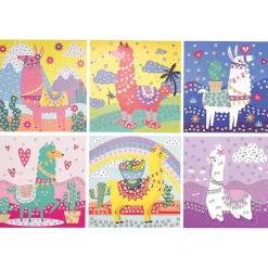 Kit création mosaïque Lama x 6