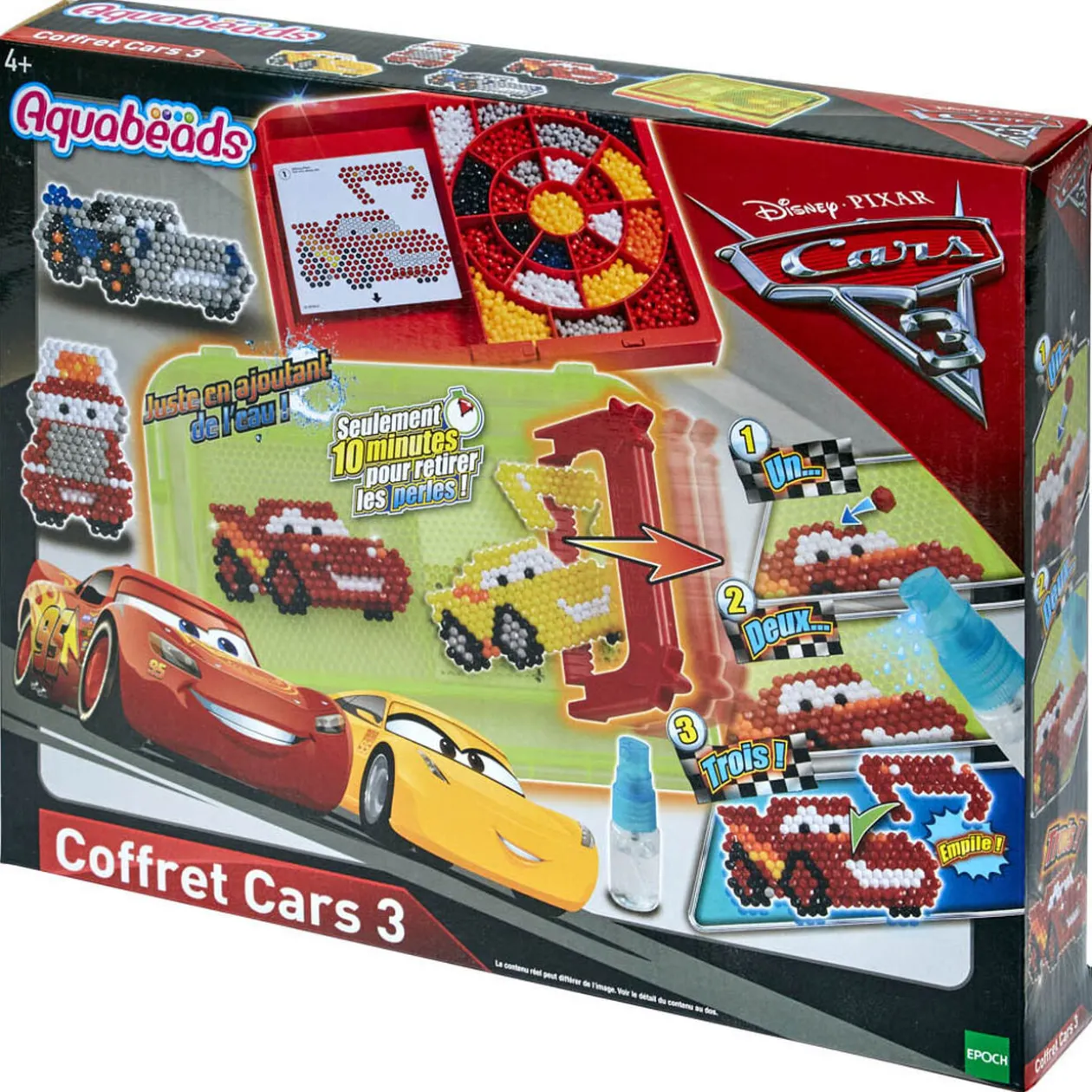 Kit création perles eau Cars 3 Aquabeads Disney Pixar