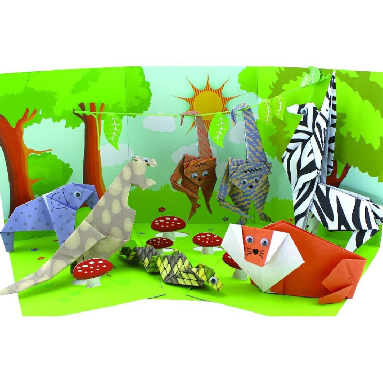 Kit de création origami animaux