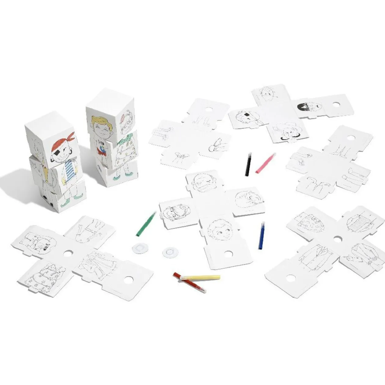 Kit de création personnages cubes