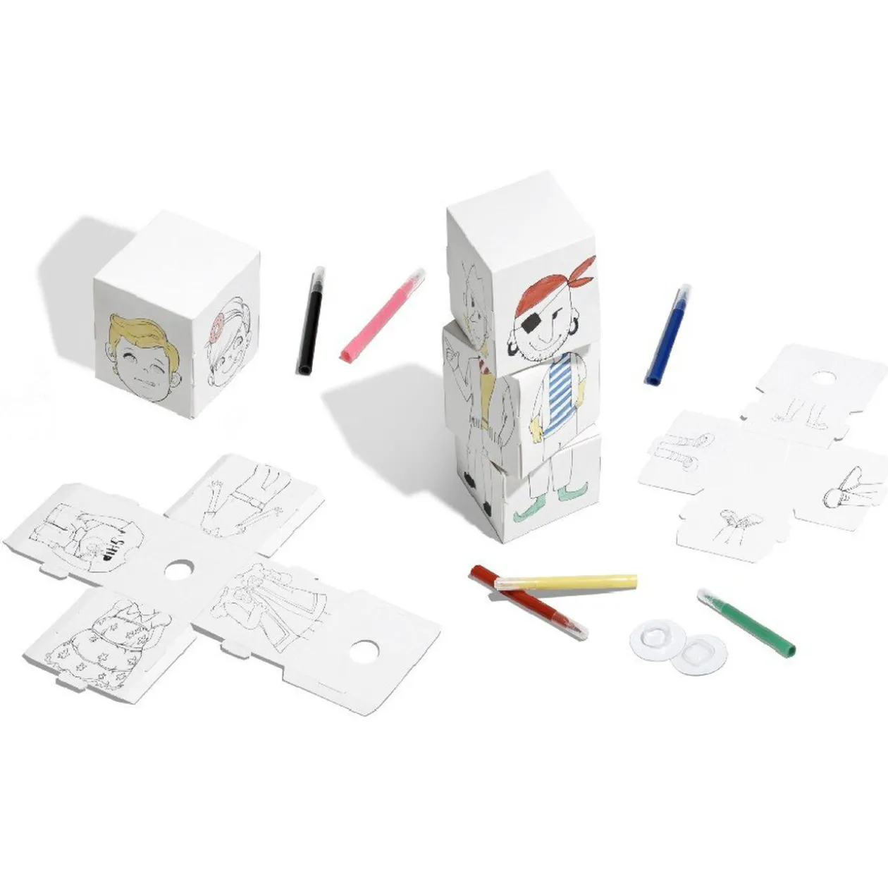 Kit de création personnages cubes