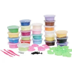 Kit de création pâte à modeler 24 couleurs
