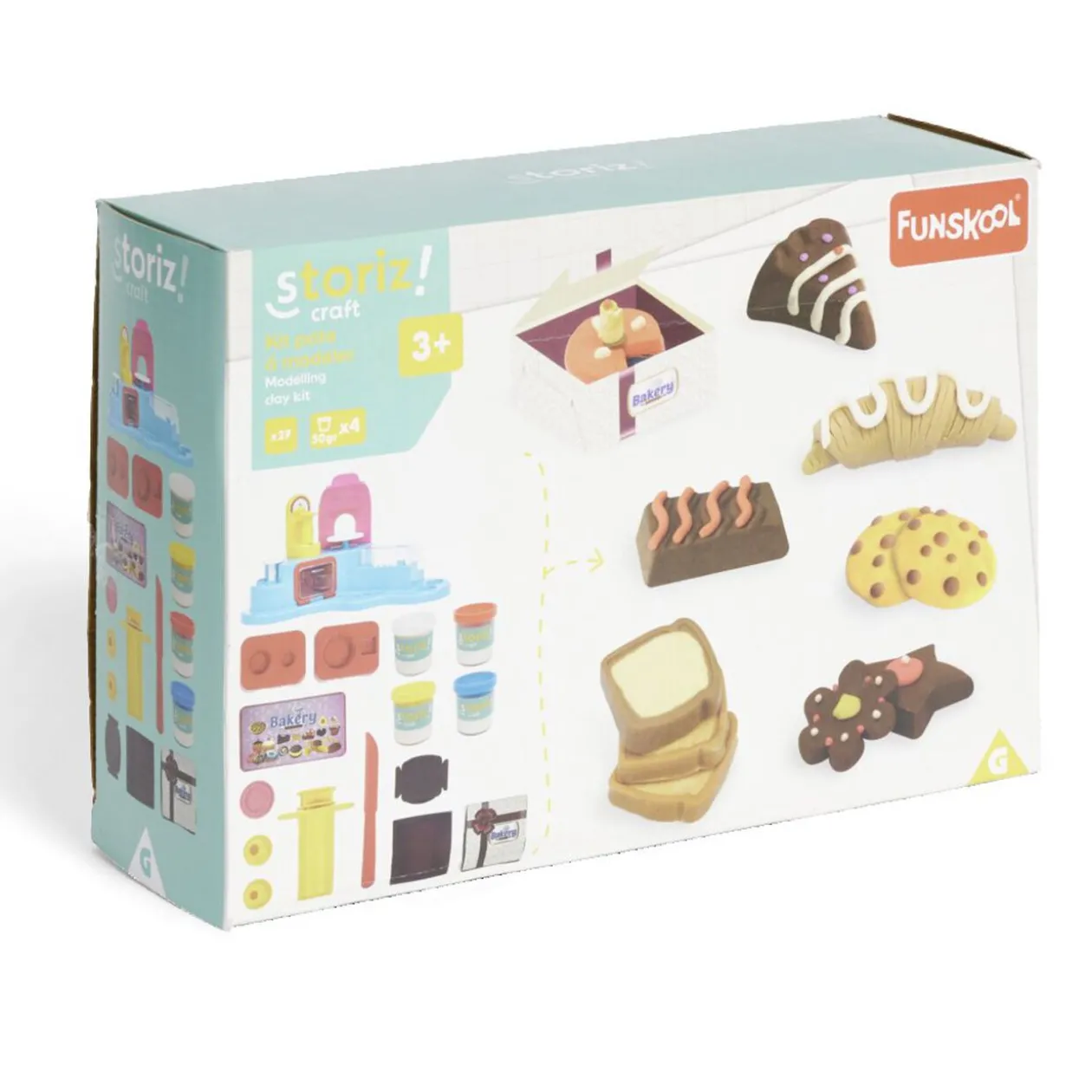 Kit de pâte à modeler boulangerie