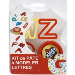 Kit de pâte à modeler lettres