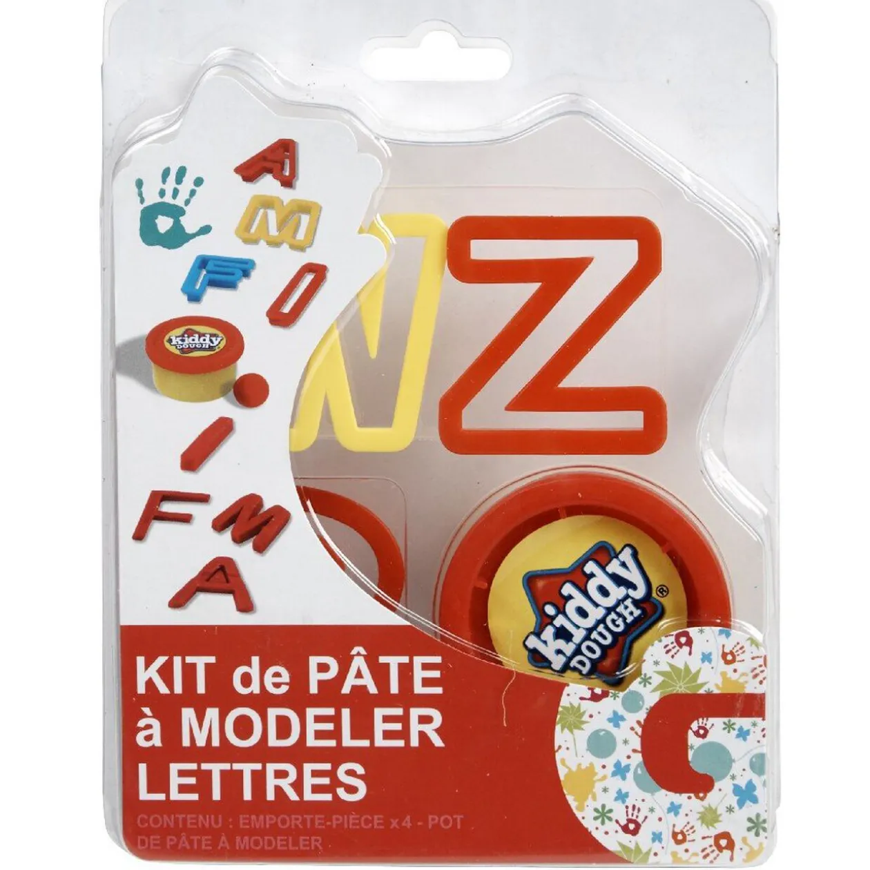 Kit de pâte à modeler lettres