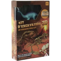 Kit dinosaure + outils d'excavation
