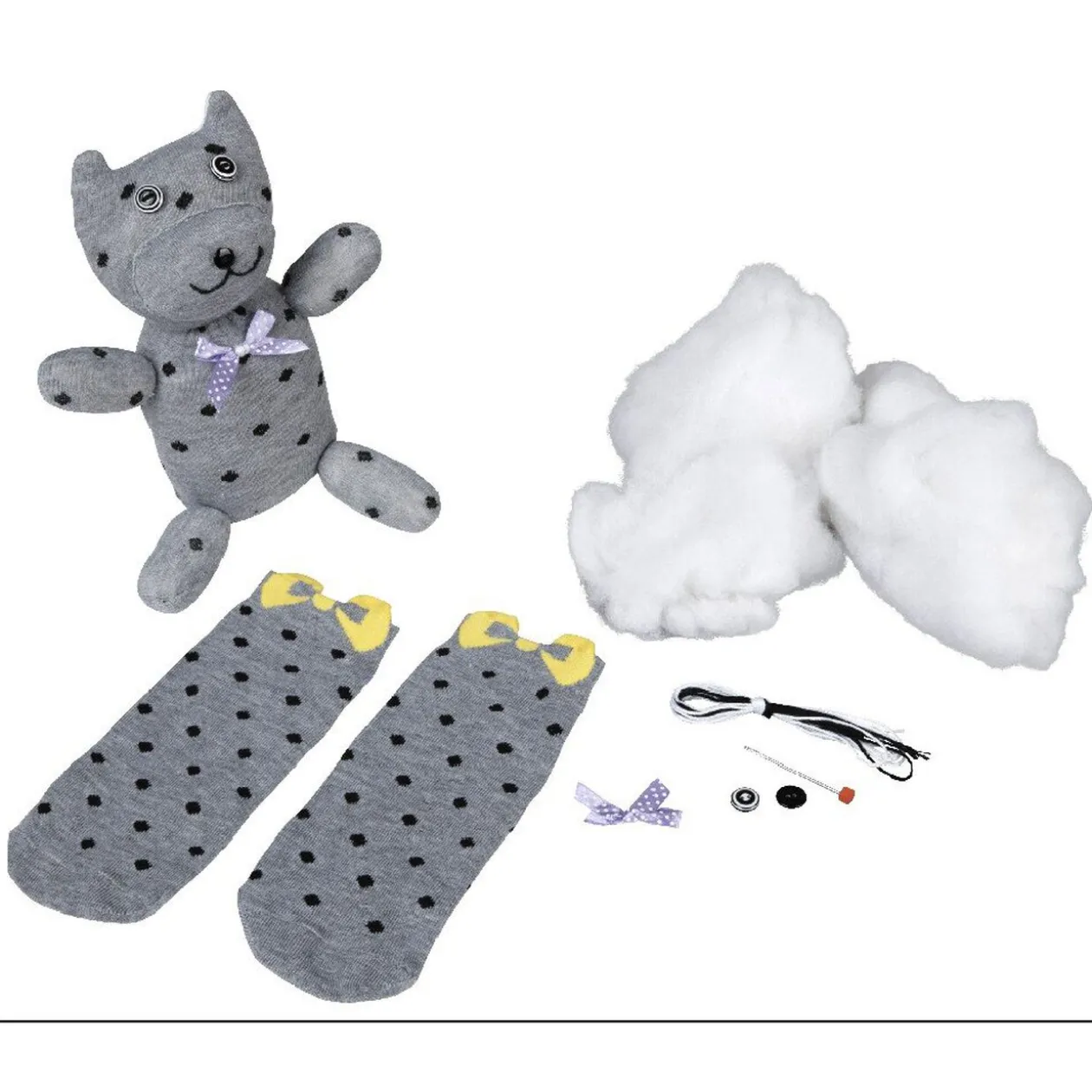 Kit doudou Nounours à confectionner