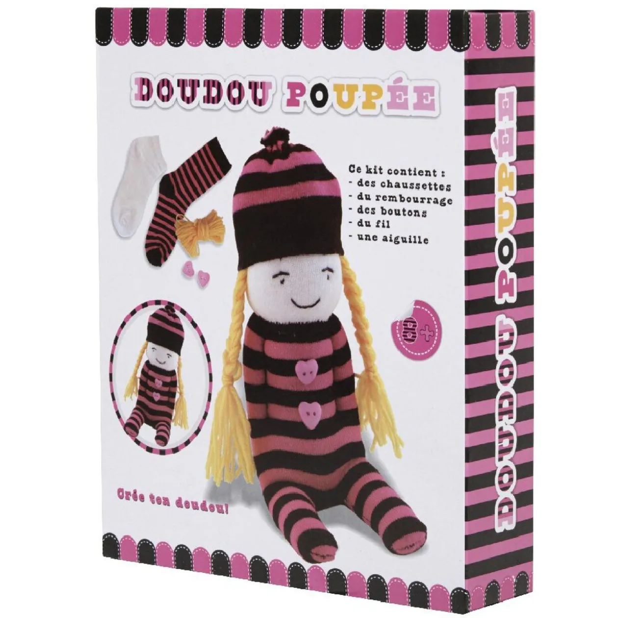 Kit doudou Poupée à confectionner