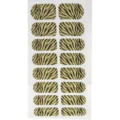 Kit ongles autocollant tigre