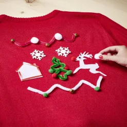 Kit pour personnaliser pull de Noël DIY