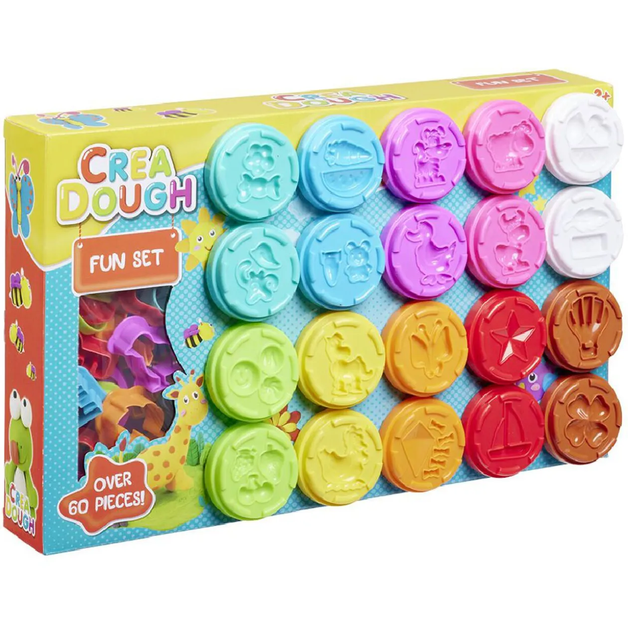 Kit pâte à modeler + moules Crea Dough