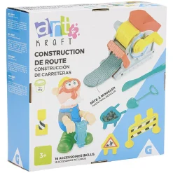 Kit pâte à modeler construction de route