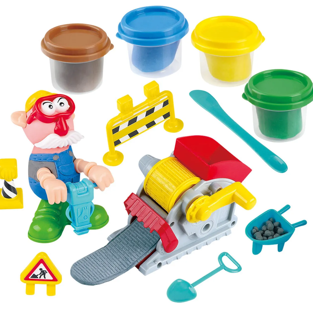 Kit pâte à modeler construction de route