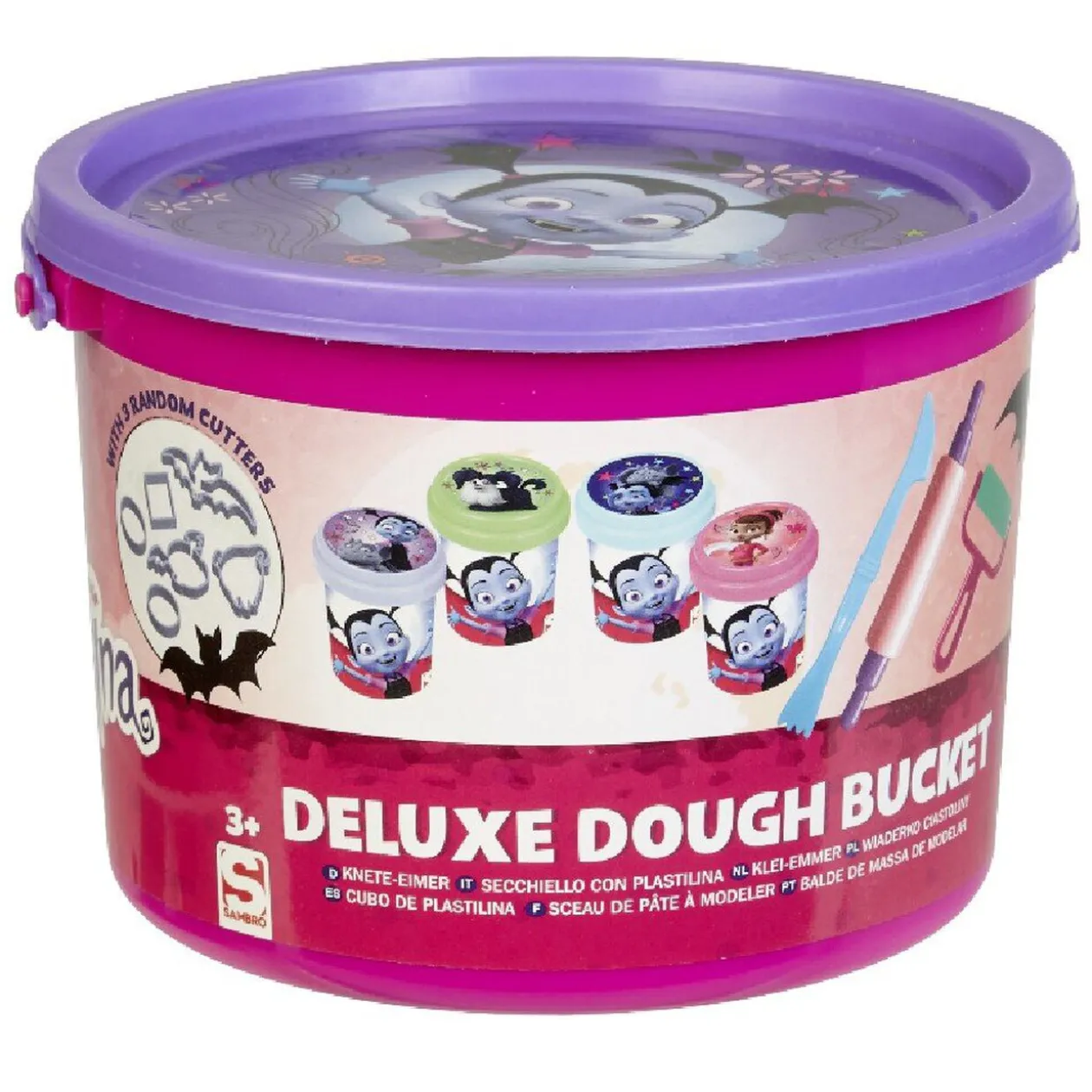 Kit pâte à modeler seau Vampirina Disney Junior 4 pots