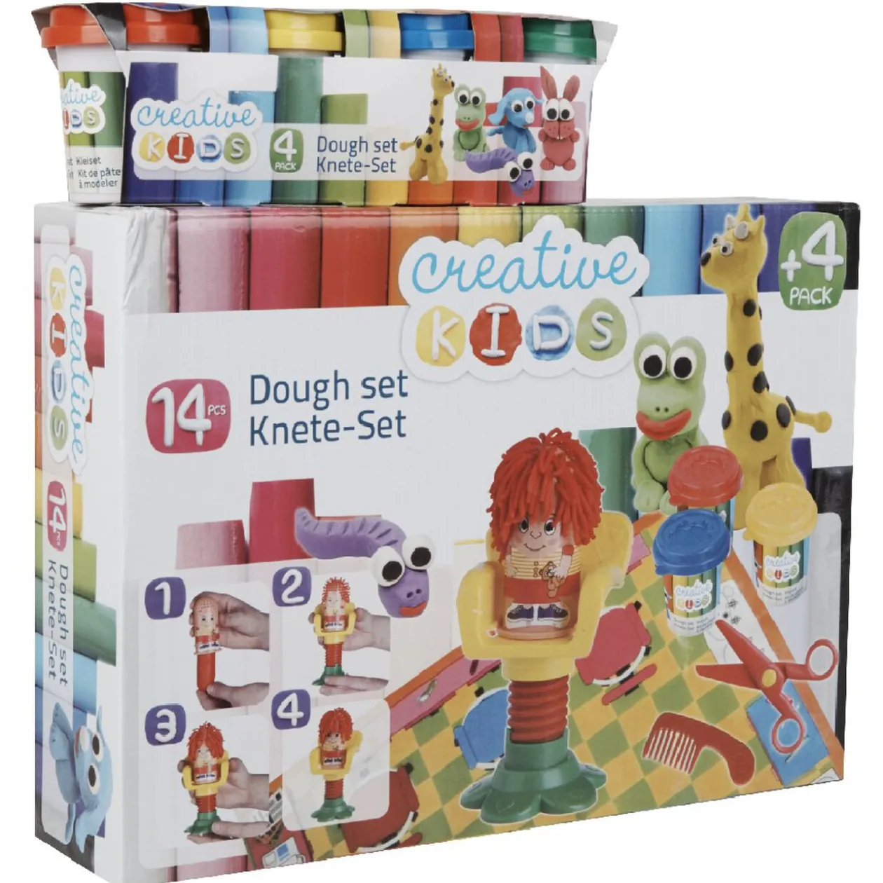 Kit pâtes à modeler 14 pièces
