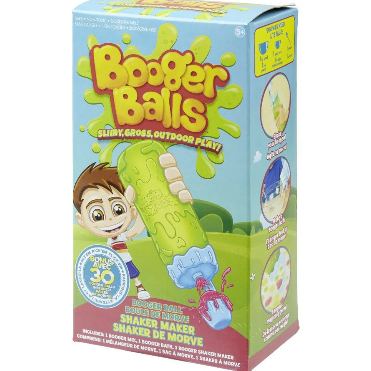 Kit slime Booger Balls bleu et rouge