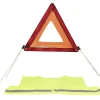 Kit triangle de sécurité et gilet réfléchissant XL