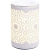 Lampe d'ambiance brûle parfum motif rosace