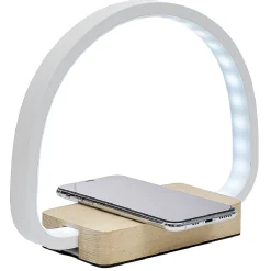 Lampe de bureau tactile 27 LED Homday Xpert 2en1 chargeur sans fil