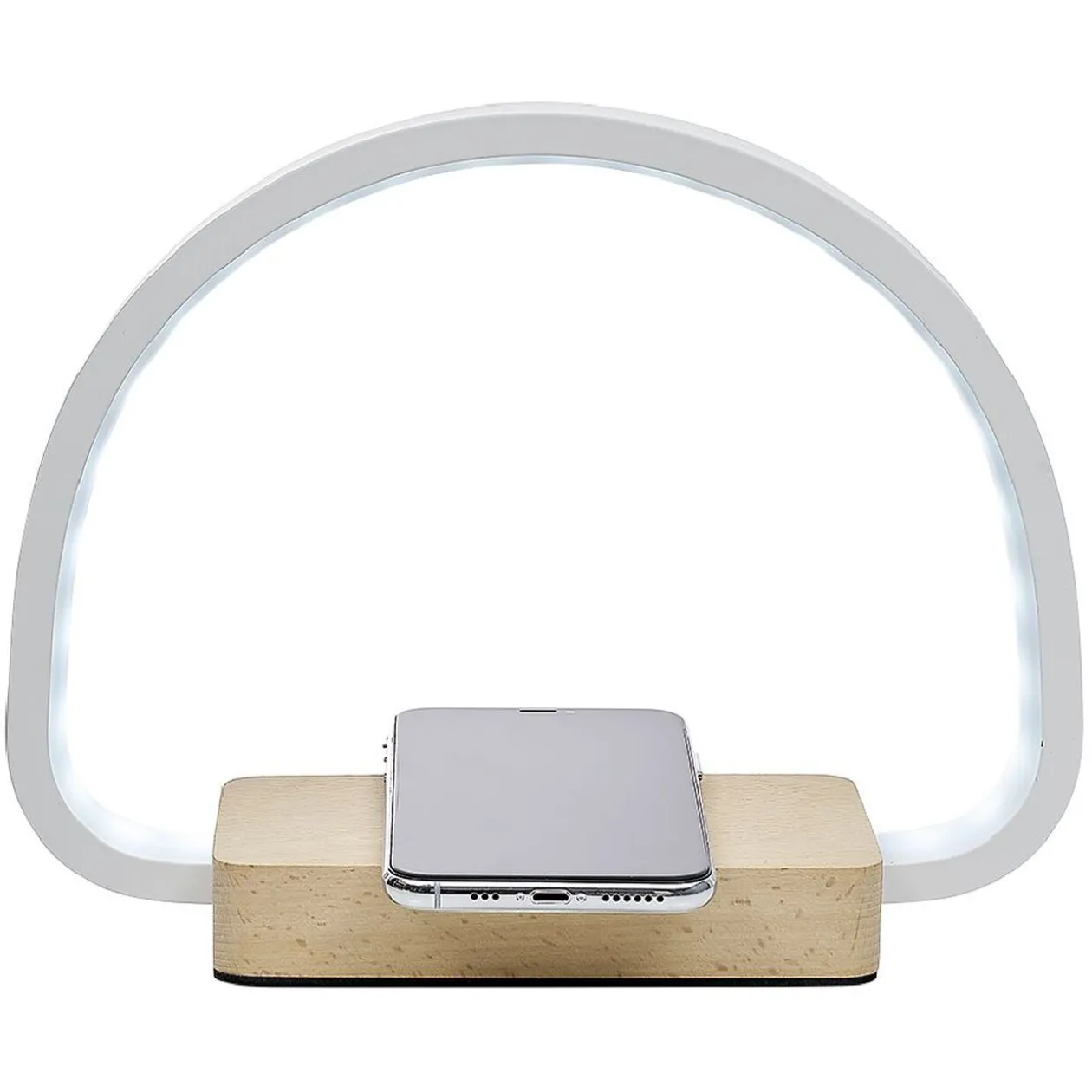 Lampe de bureau tactile 27 LED Homday Xpert 2en1 chargeur sans fil