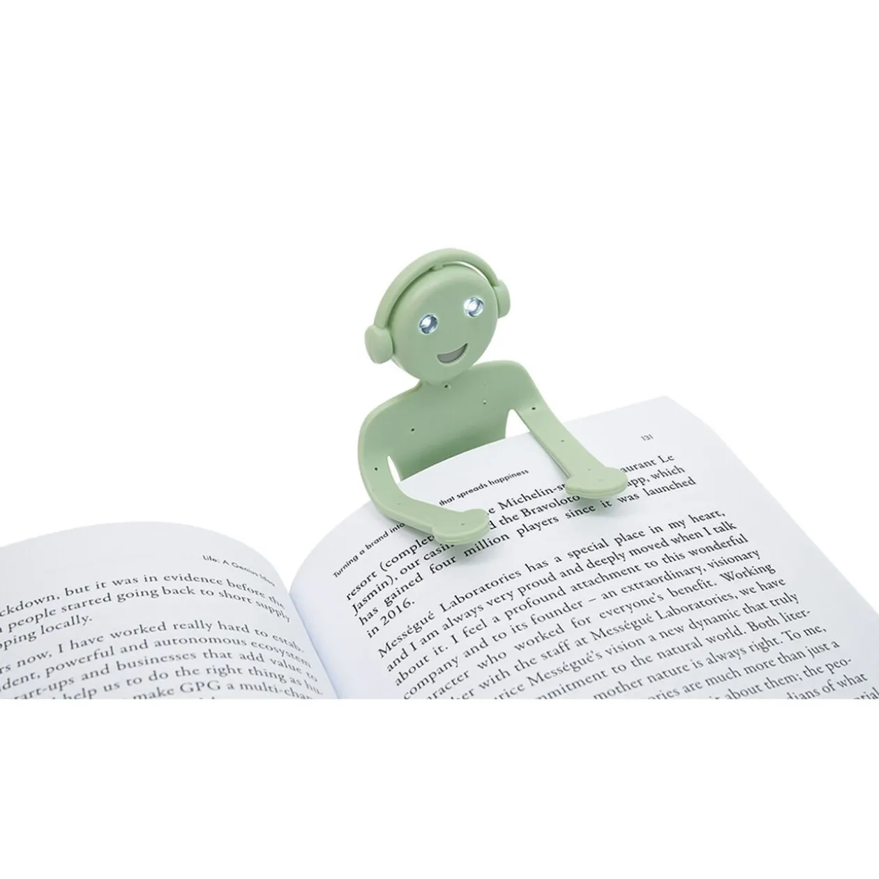 Lampe de lecture LED liseuse flexible forme bonhomme fille ou garçon