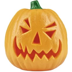 Lampe Halloween à LED forme citrouille orange à poser