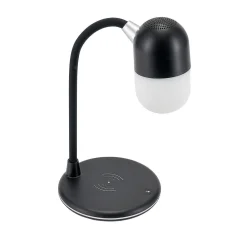 Lampe LED Homday X-Pert enceinte bluetooth et chargeur à induction
