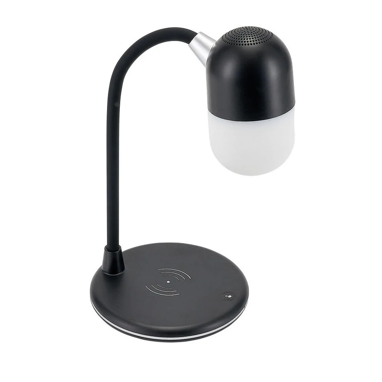 Lampe LED Homday X-Pert enceinte bluetooth et chargeur à induction
