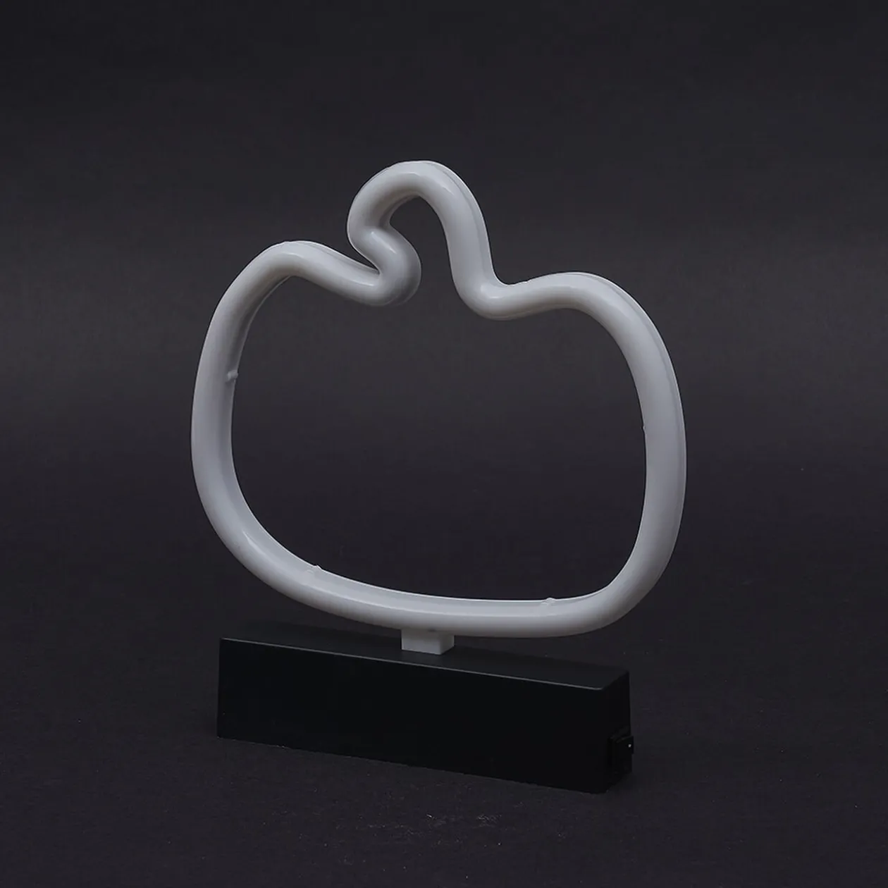 Lampe néon Halloween citrouille