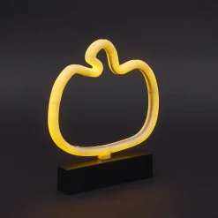 Lampe néon Halloween citrouille