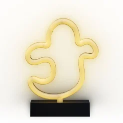 Lampe néon Halloween sorcière H.22cm