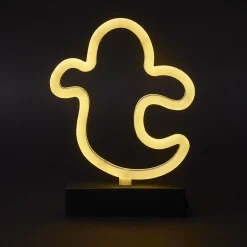 Lampe néon Halloween sorcière H.22cm