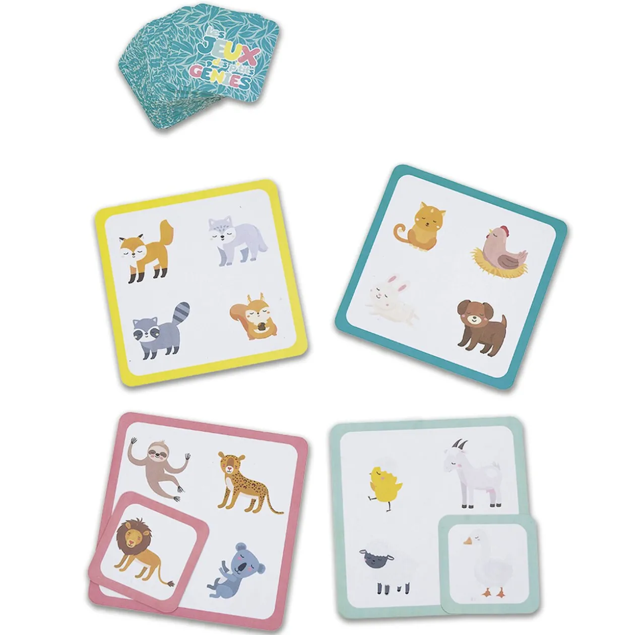 Les jeux des Petits Génies 4 plateaux en bois