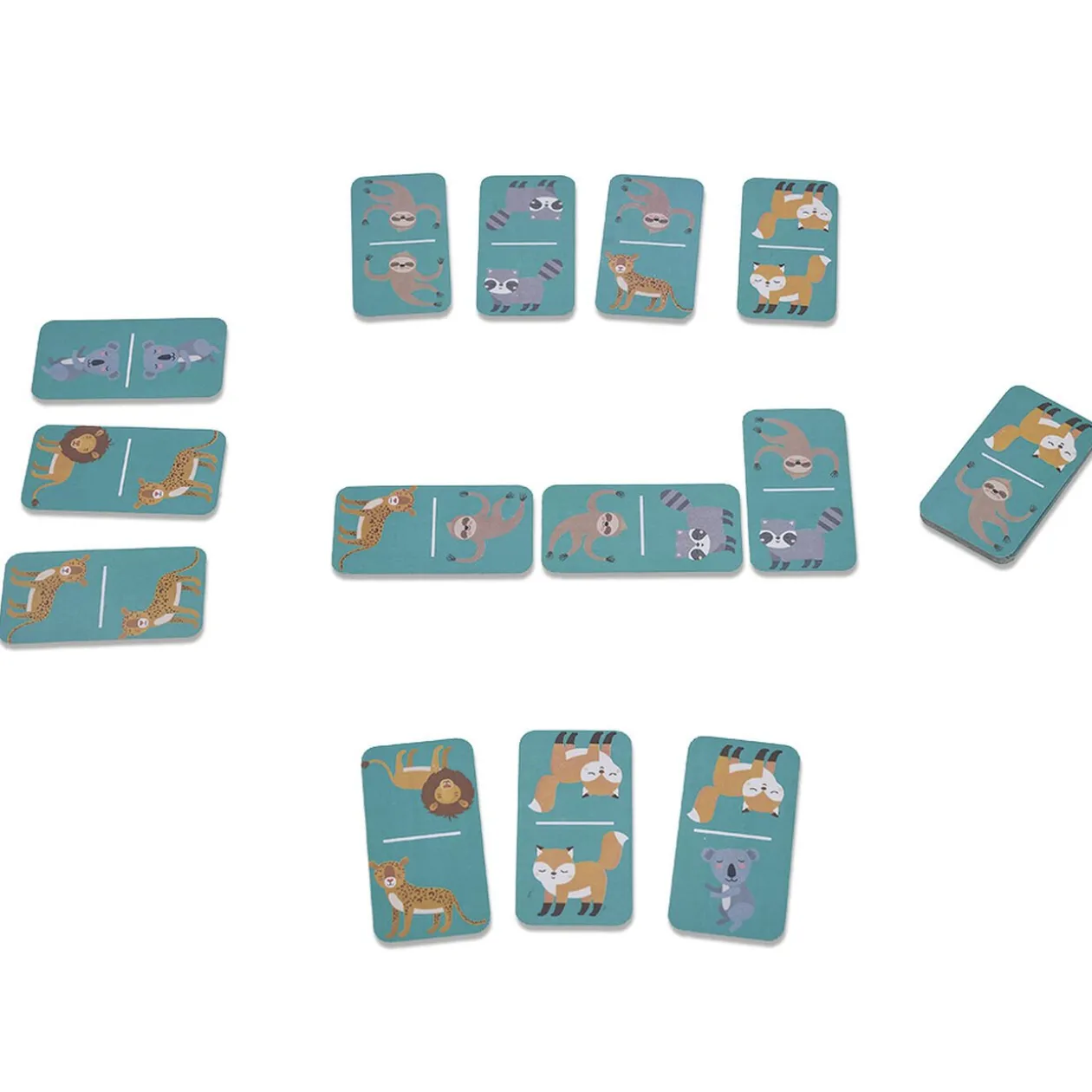 Les jeux des Petits Génies 4 plateaux en bois