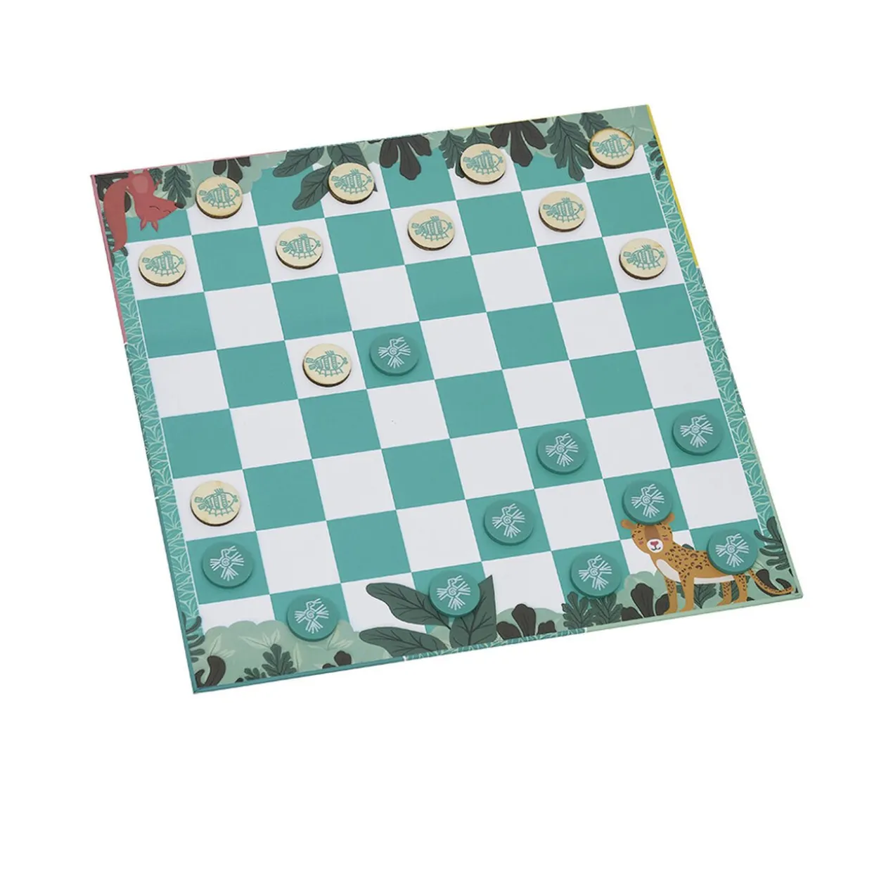 Les jeux des Petits Génies 4 plateaux en bois