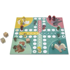 Les jeux des Petits Génies 4 plateaux en bois