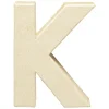 Lettre K à décorer en papier maché