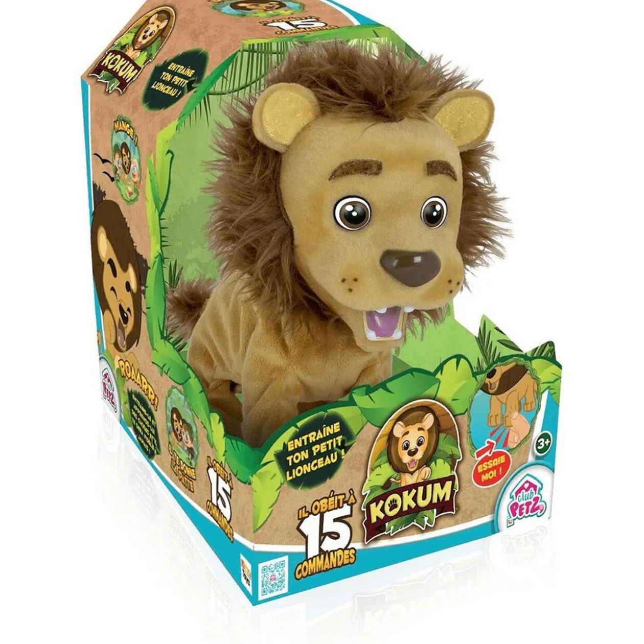 Lion Kokum en peluche interactif