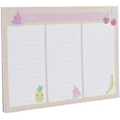 Liste to do A4 thème fruit 120 pages