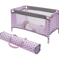 Lit parapluie pliable pour poupon avec sac de rangement 42x22xH31cm