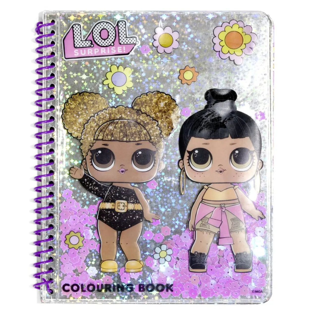 Livre coloriage à sequin 15,5x19cm