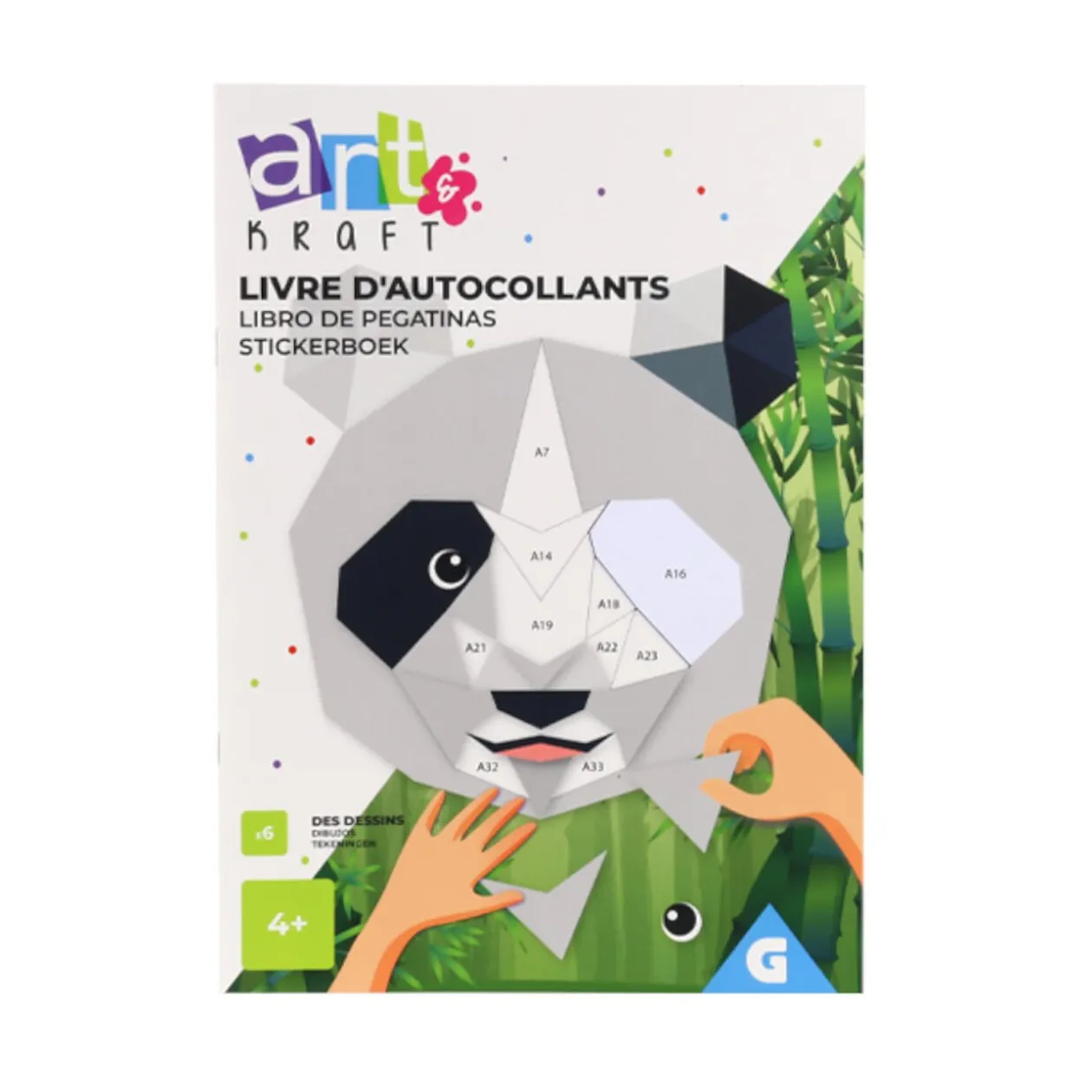 Livre d'autocollants