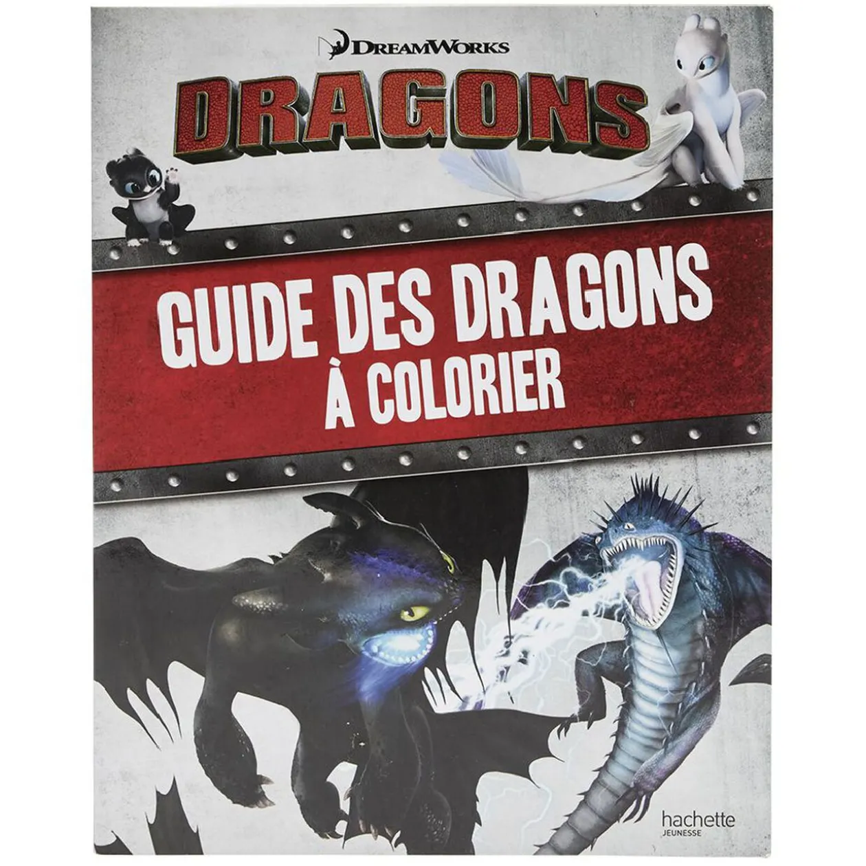 Livre de coloriage et guide des dragons Dreamworks 96 pages